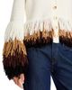 Sonia Rykiel Sonia Rykiel Fringe Trim Loop Stitch Shaped Cardigan - 4
