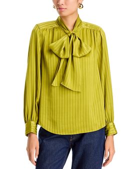 Sonia Rykiel Sonia Rykiel Long Sleeve Bow Blouse