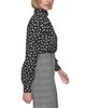 Sonia Rykiel Sonia Rykiel Printed Bow Tie Long Sleeve Blouse - 4