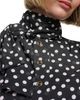Sonia Rykiel Sonia Rykiel Printed Bow Tie Long Sleeve Blouse - 6