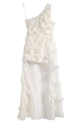 Sonya Moda Sonya Moda Barbados Linen & Silk One-Shoulder Dress