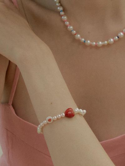 Sophiamor 110 Heart Bracelet [Red]