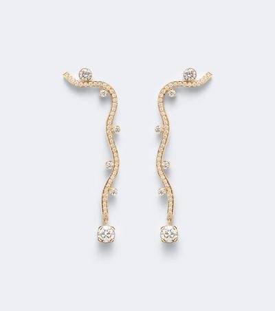 Sophie Bille Brahe Sophie Bille Brahe Grand Ocean Etoile 18kt gold earrings with diamonds