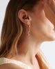 Sophie Bille Brahe Sophie Bille Brahe Grand Ocean Etoile 18kt gold earrings with diamonds - 3
