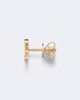 Sophie Bille Brahe Sophie Bille Brahe Initial Petite B 18kt gold single earring with diamonds - 4