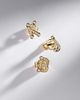 Sophie Bille Brahe Sophie Bille Brahe Initial Petite B 18kt gold single earring with diamonds - 5