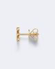 Sophie Bille Brahe Sophie Bille Brahe Initial Petite E 18kt gold single earring with diamonds - 4