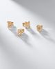 Sophie Bille Brahe Sophie Bille Brahe Initial Petite E 18kt gold single earring with diamonds - 5