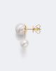 Sophie Bille Brahe Sophie Bille Brahe Lou Perle 14kt gold single earring with freshwater pearls - 4