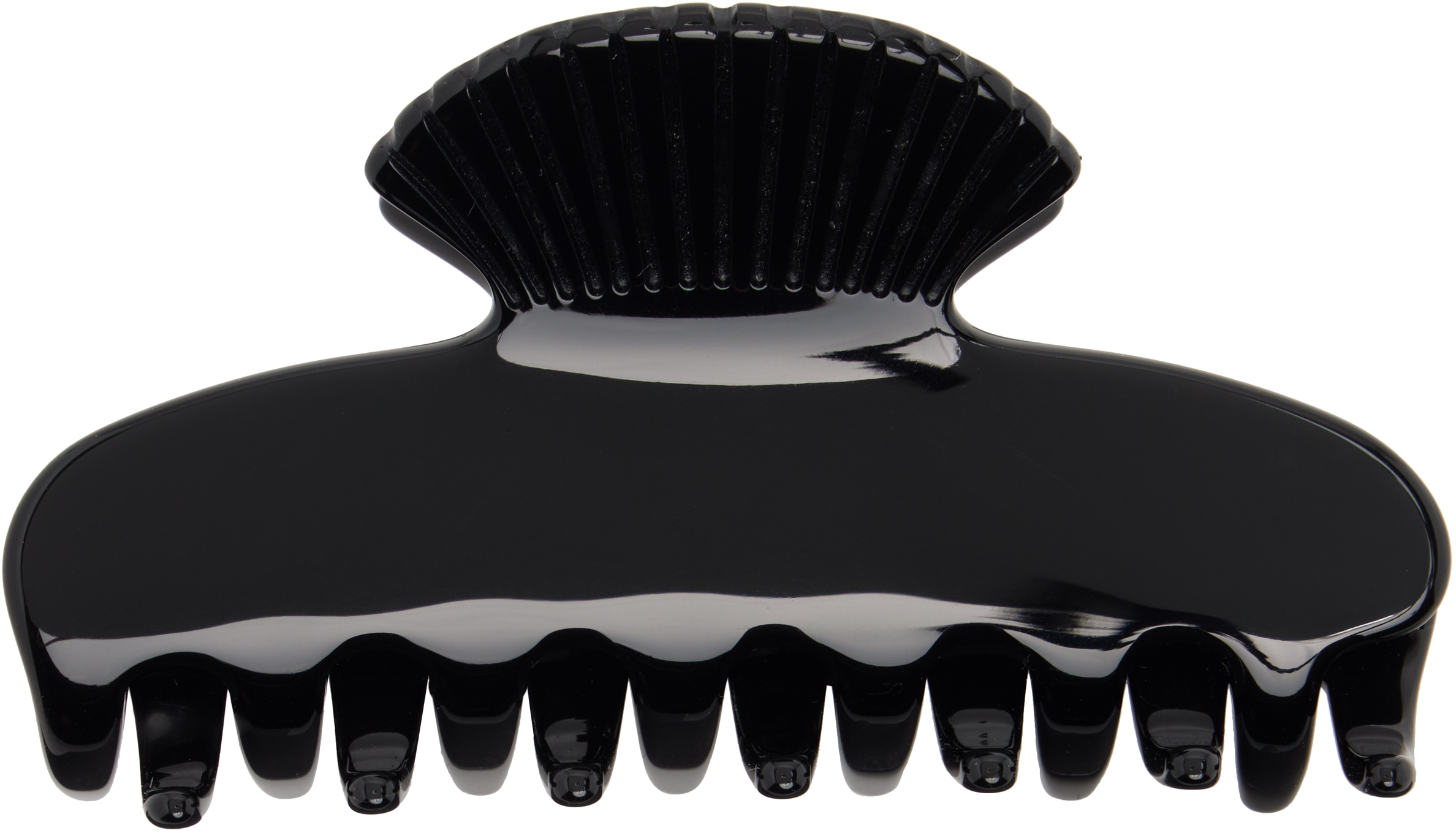 Sophie Buhai - Black Small Fan Shell Claw Clip