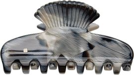 Sophie Buhai Sophie Buhai Black Small Fan Shell Claw Hair Clip