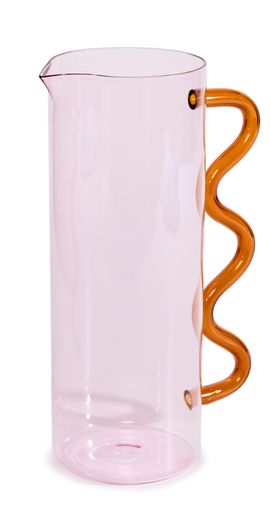 Sophie Lou Jacobsen Sophie Lou Jacobsen Wave Pitcher Pink/Amber One