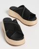 Sorel Sorel Sunpeak Platform Slide Sandals Black/Gum 2 - 5