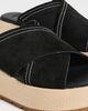 Sorel Sorel Sunpeak Platform Slide Sandals Black/Gum 2 - 6