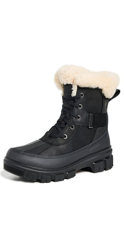 Sorel Sorel Tivoli V Parc Waterproof Boots Black, Sea Salt