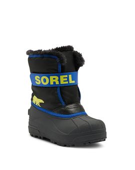 Sorel Sorel Unisex Snow Commander Faux Fur Trim Winter Snow Boots Toddler, Little Kid