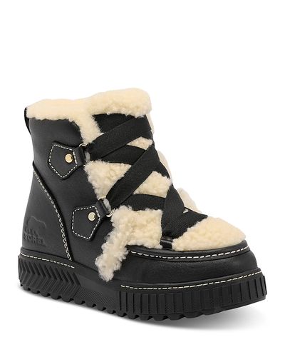 Sorel Sorel Women's Ona Ave Alpine Shearling & Leather Snow Boots
