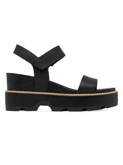 Sorel Women's JOANIE IV 75MM Leather Y-Strap Wedge Sandals