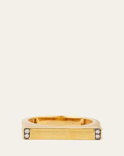 Sorellina 18K Bar Ring with Diamonds