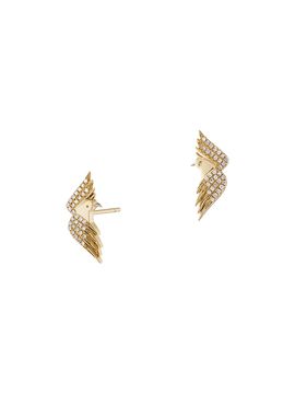 Sorellina Women's Tarot 18K Gold & Diamond Eagle Studs