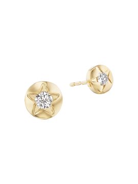 Sorellina Women's Tarot L'imperatrice 18K Gold & Diamond Star Earrings