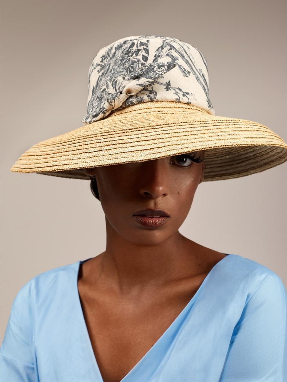 SO`SALT Misa Harada Zui Down Brim Bucket Hat (MW5B113009)