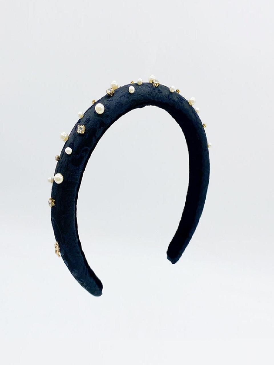 SO`SALT Pearl Silk Luxury Hairband [Beige] (784D112002)