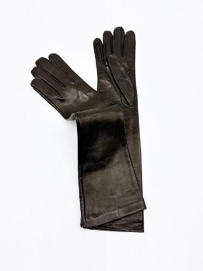 SO`SALT Premium Leather Silk Lined Long Sleeve Gloves (2A4D111001)