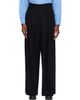 SOSHIOTSUKI SOSHIOTSUKI Black Eight Tuck High Waist Trousers - 1