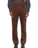SOSHIOTSUKI SOSHIOTSUKI Brown Heavy Wale High Waist Trousers - 1