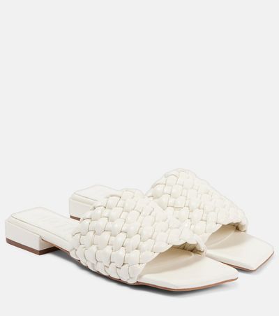 Souliers Martinez Souliers Martinez Aster woven leather slides
