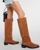 Souliers Martinez Souliers Martinez Bertran suede knee-high boots - 7