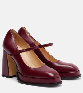 Souliers Martinez Souliers Martinez Casilda leather Mary Jane pumps