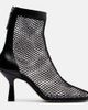 Souliers Martinez Souliers Martinez Fira leather-trimmed fishnet ankle boots - 5