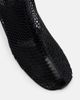 Souliers Martinez Souliers Martinez Fira leather-trimmed fishnet ankle boots - 6