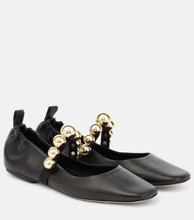 Souliers Martinez Souliers Martinez Flamenca leather Mary Jane flats