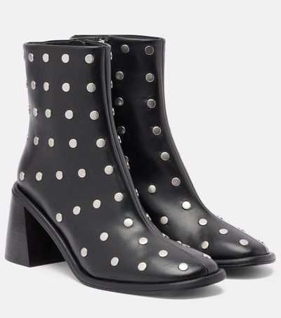 Souliers Martinez Souliers Martinez Kima 80 studded leather ankle boots