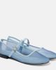 Souliers Martinez Souliers Martinez Minima leather-trimmed tulle Mary Jane flats - 1
