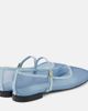 Souliers Martinez Souliers Martinez Minima leather-trimmed tulle Mary Jane flats - 2