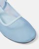 Souliers Martinez Souliers Martinez Minima leather-trimmed tulle Mary Jane flats - 5