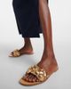 Souliers Martinez Souliers Martinez Pelota braided leather slides - 4