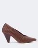 Souliers Martinez Souliers Martinez Samia woven leather pumps - 5