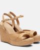 Souliers Martinez Souliers Martinez Summer raffia espadrille wedges - 1