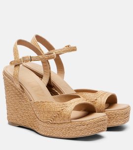 Souliers Martinez Souliers Martinez Summer raffia espadrille wedges