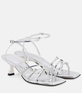 Souliers Martinez Souliers Martinez Teresa 60 metallic leather sandals