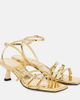 Souliers Martinez Souliers Martinez Teresa 80 metallic leather sandals - 1