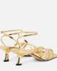 Souliers Martinez Souliers Martinez Teresa 80 metallic leather sandals - 2
