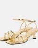 Souliers Martinez Souliers Martinez Teresa 80 metallic leather sandals - 4