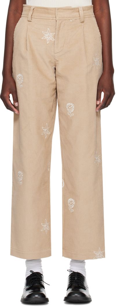 Soulland Soulland Beige Aidan Trousers