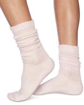 Souls. Souls. Baby Pink Cloud Grip Socks